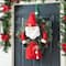 Glitzhome® 20" Jumbo Christmas Fabric Santa Ornament Set